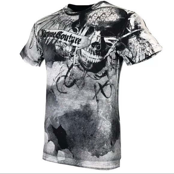 XTREME COUTURE by AFFLICTION Men T-Shirt CROSSED D - Picture 4 of 8